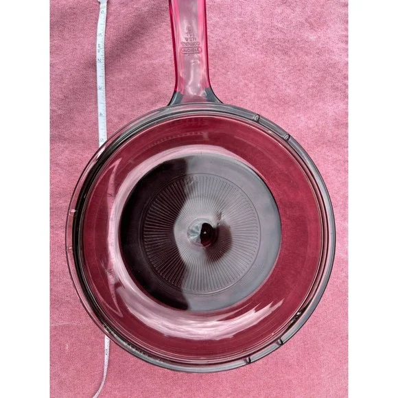 Corning Ware Visions CRANBERRY with Teflon Bottom (4 piece set)